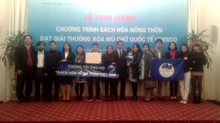 Vinh danh chương trình sách hóa nông thôn đạt giải thưởng xóa mù chữ quốc tế UNESCO - ảnh 1